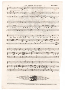 Musical Supplement to the Illustrated London News English Songs and Melodies 